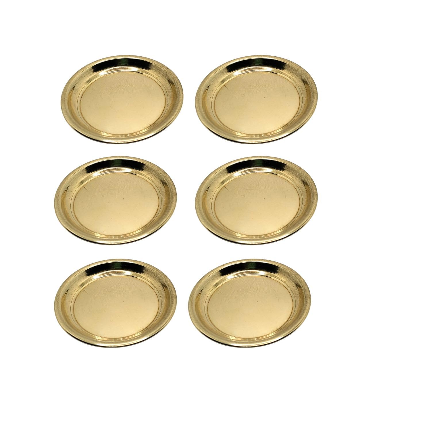 DRIKIPO Brass Diya for Pooja/Deepam - Handmade Plate for Pooja Room, Home Decor-image-19
