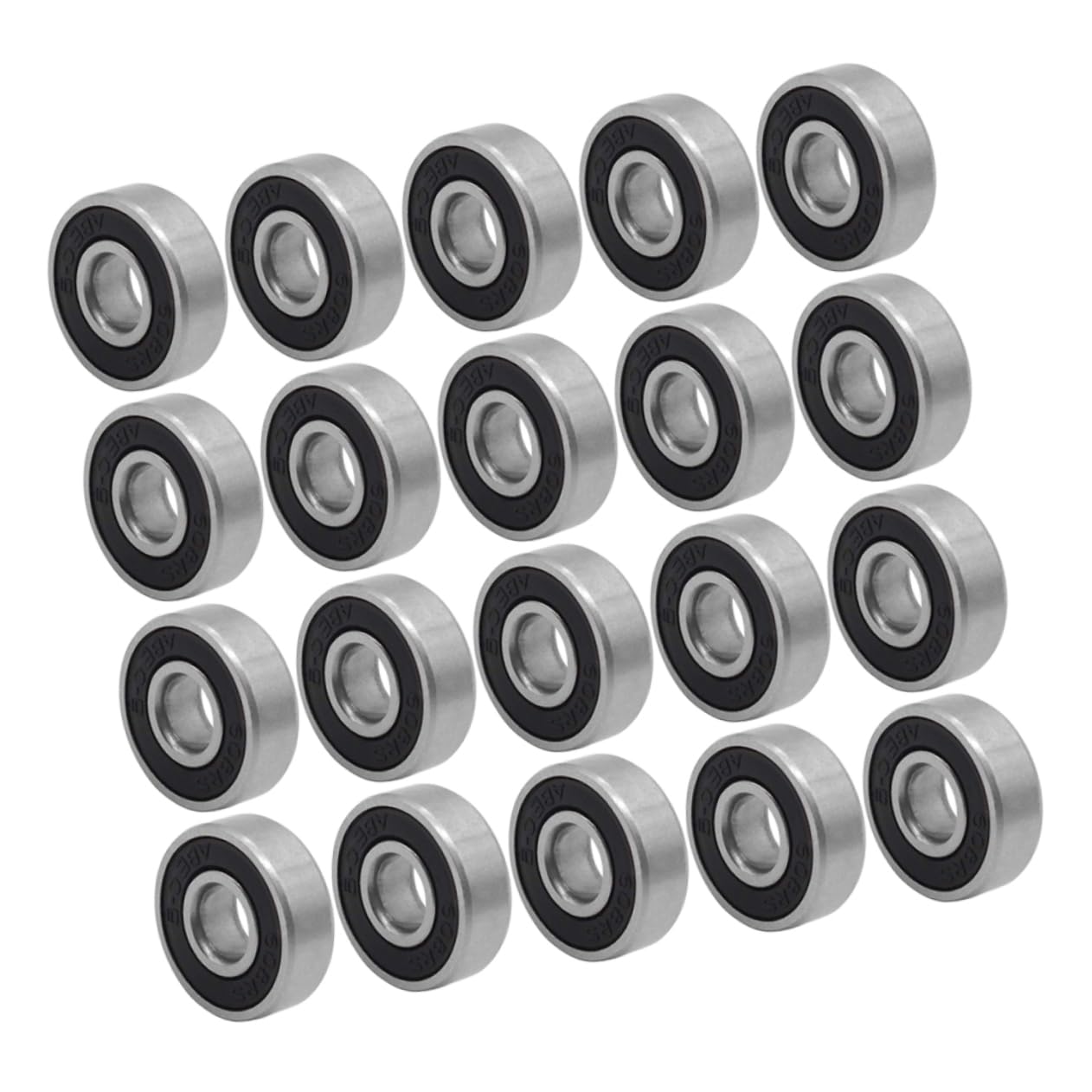 HANABASS 40pièces Roulements De Roue Abec Skateboard Roulements Étanches Et Idéaux Pour Patinage Et Trottinette Noir