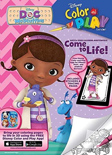 Disney Doc McStuffins Color and Play Come to Life in 3D Coloring and ...