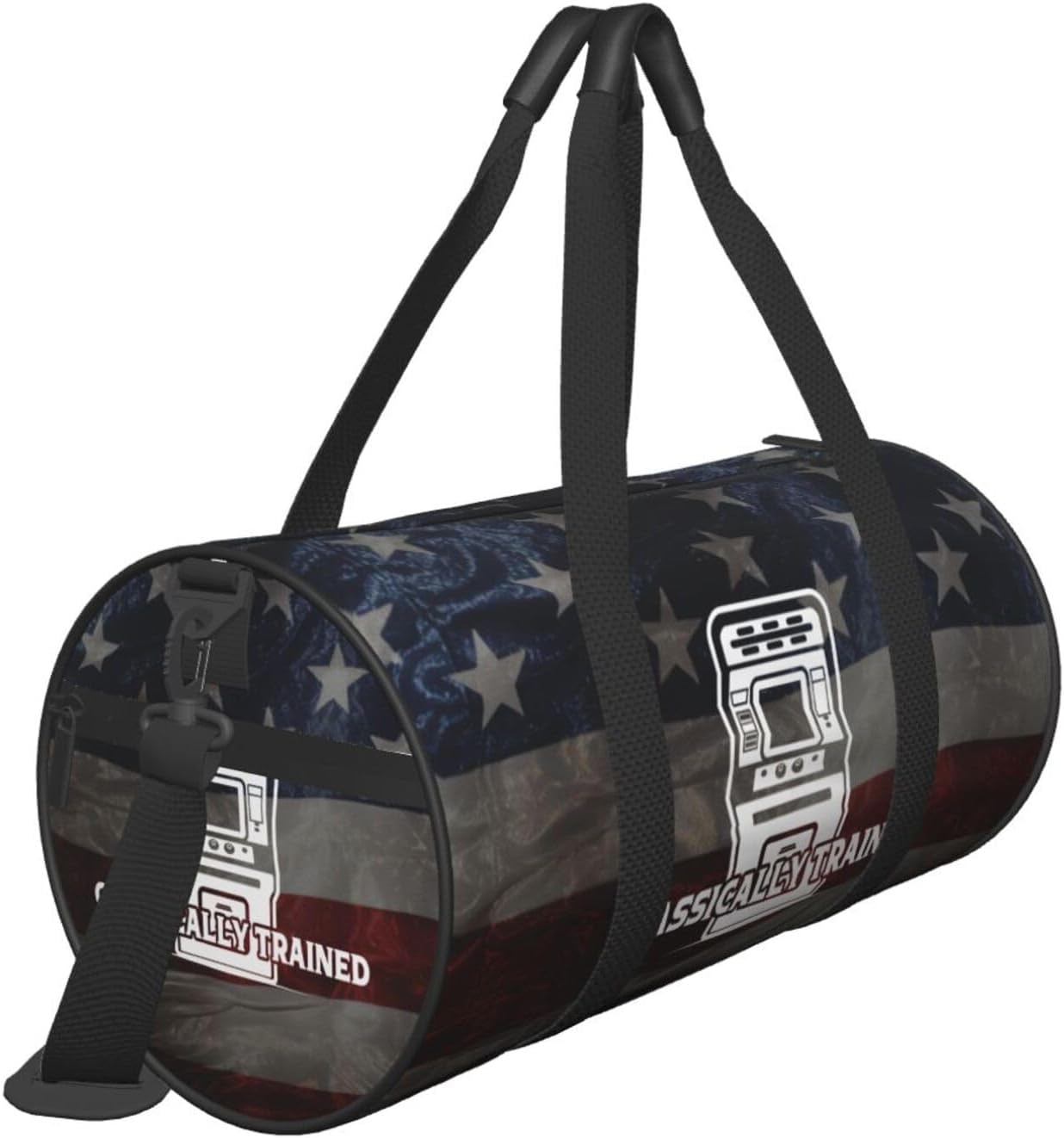 Classically Trained Retro Video Games Duffel Bag Gym Bag Travel Sports Tote Large Foldable Beach Swim Yoga9