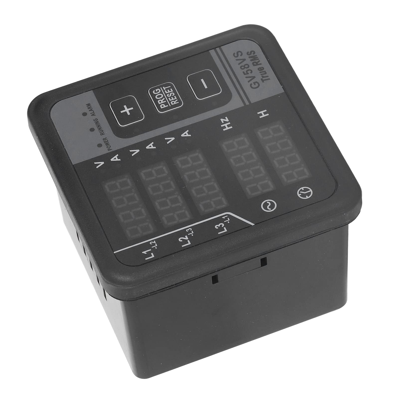 Generador Medidor multifunción digital AMP Start AMP Volt Medidor de frecuencia para detección 8 36V Alciban ABS impermeable con clasificación IP54 para generadores trifásicos