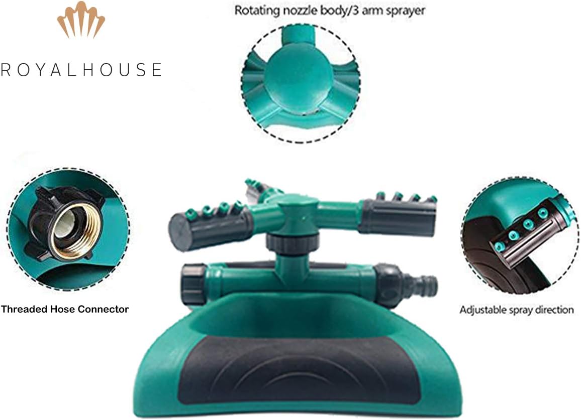 ROYALHOUSE Garden Sprinkler, High Quality Garden Equipment And Garden Accessories , Water Sprinklers For Gardens and Lawns : Everything Else