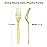 Dealusy 360 Count Extra Heavy Duty Gold Plastic Forks Disposable, BPA-Free, Heat Resistant, Solid and Durable Disposable Forks Bulk, Premium Plastic Forks heavy duty for Party Supply