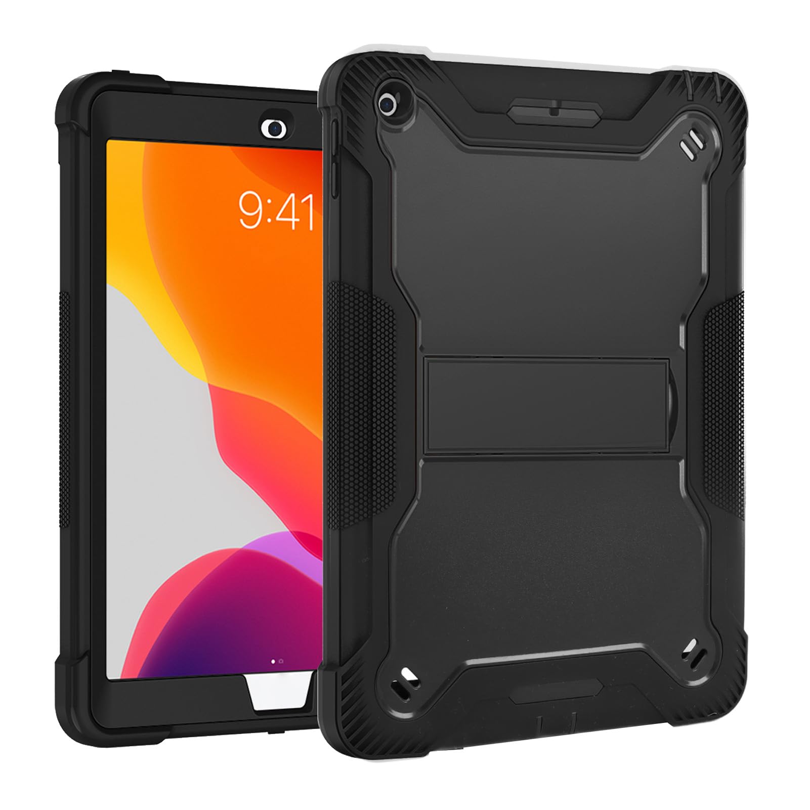 Tablet-Hülle aus Silikon, stoßfest, Fallschutz, robuste Tablet-Hülle mit Ständer zum Ansehen von Filmen, Spielen und Lesen, Surfen