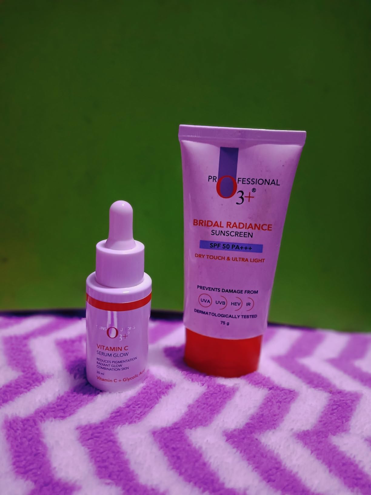 O3+ Vitamin C Face Serum Glow 30ml for Radiant Glowing Skin | Suitable for Combination Skin