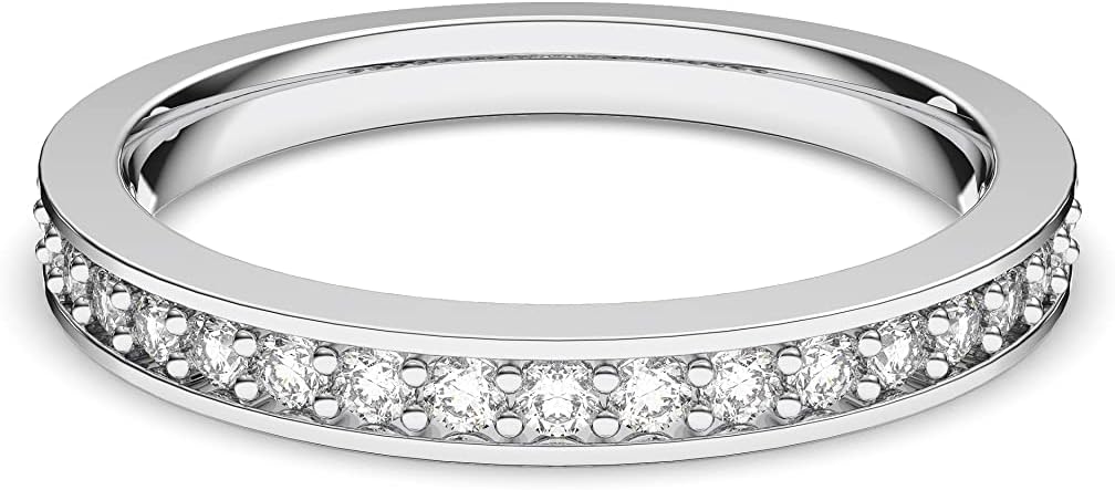 中古⭐︎スワロフスキー　Meteoraリング　ホワイト　ロジウム　プレーティング 中古⭐︎スワロフスキー Meteoraリング ホワイト ロジウム