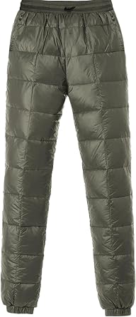 YEEFINE Womens Snow Pants Winter Warm Down Pants Insulated Utility Puffer Pants Ski Camping Trousers