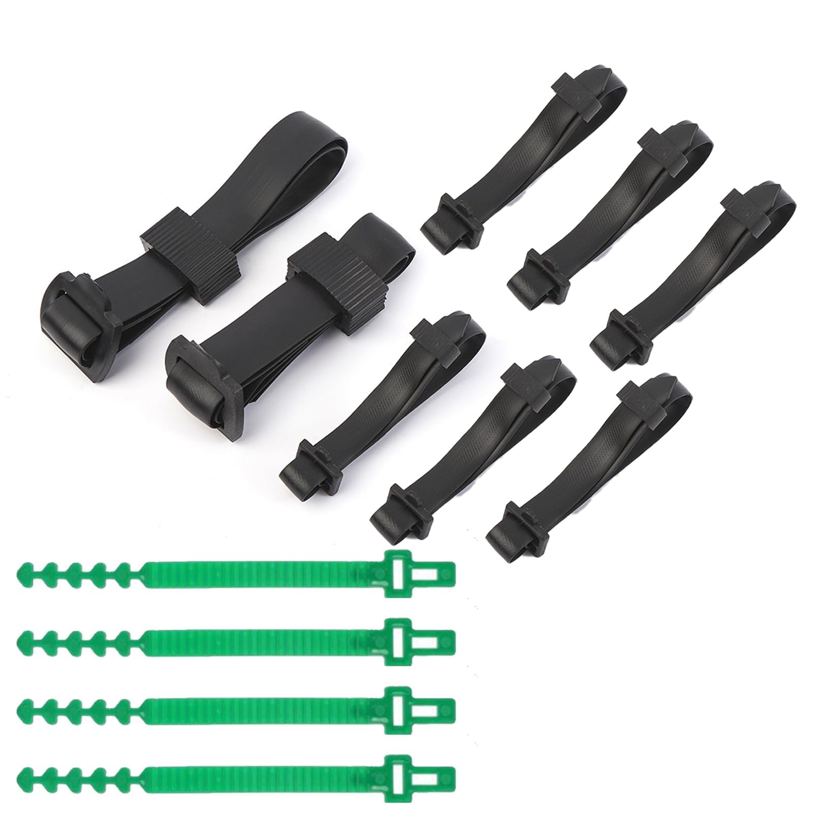 GYTFOG 12 Pcs Tree Support Straps, Adjustable Plant Ties with Buckle Lock