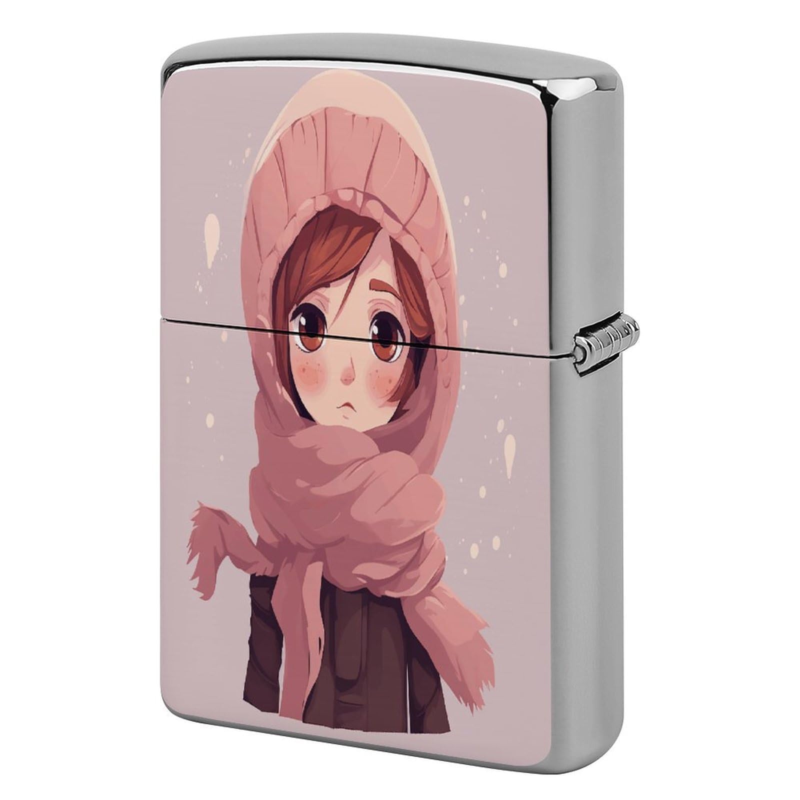 Fekiloot Girls Style With Scarf Lighter Case Cover Lighter Holder