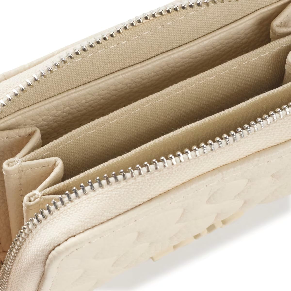 Tous Monedero De Piel Beige, para Mujer, Medidas 8 x 10,5 x 2 cm, Colección Tous Greta