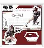 【限定品】NIKKE c106 コミケ 組立アクスタ　サクラ Amazon.co.jp: サクラ 背中で魅せる アクリルスタンド NIKKE