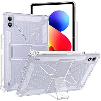 Case Compatible with Xiaomi Redmi Pad 2 Pro Stand Function Ultra Thin Shockproof Airbag Protective Case Soft TPU Clear Case Transparent