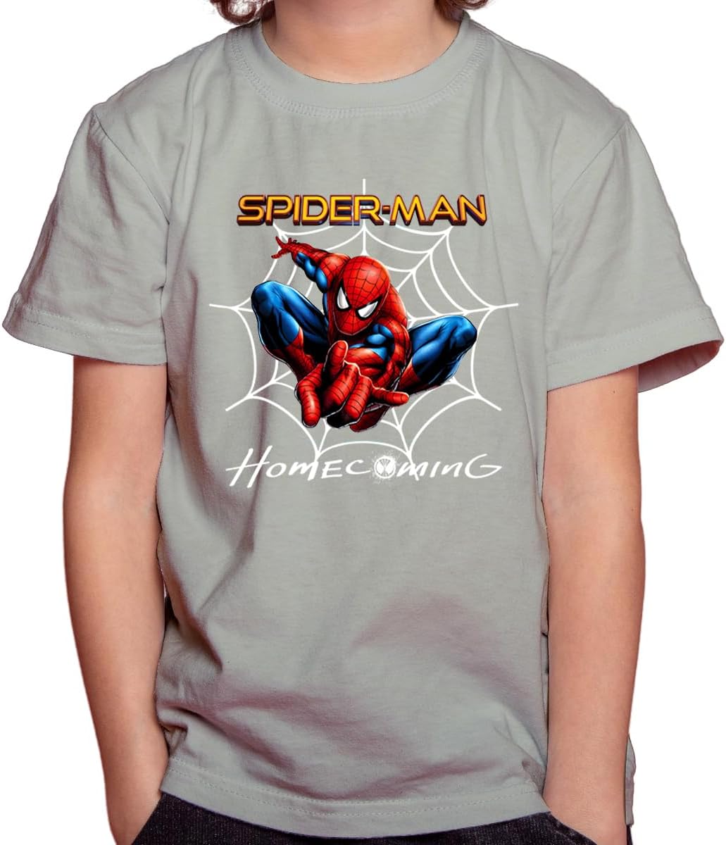 Camiseta Camisa Infantil Juvenil Menino Menina Homem Aranha Mod-01
