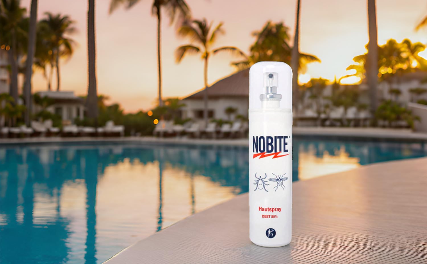 NOBITE Spray Cute Antizanzare 100ml – Forte Repellente Insetti con 50% DEET