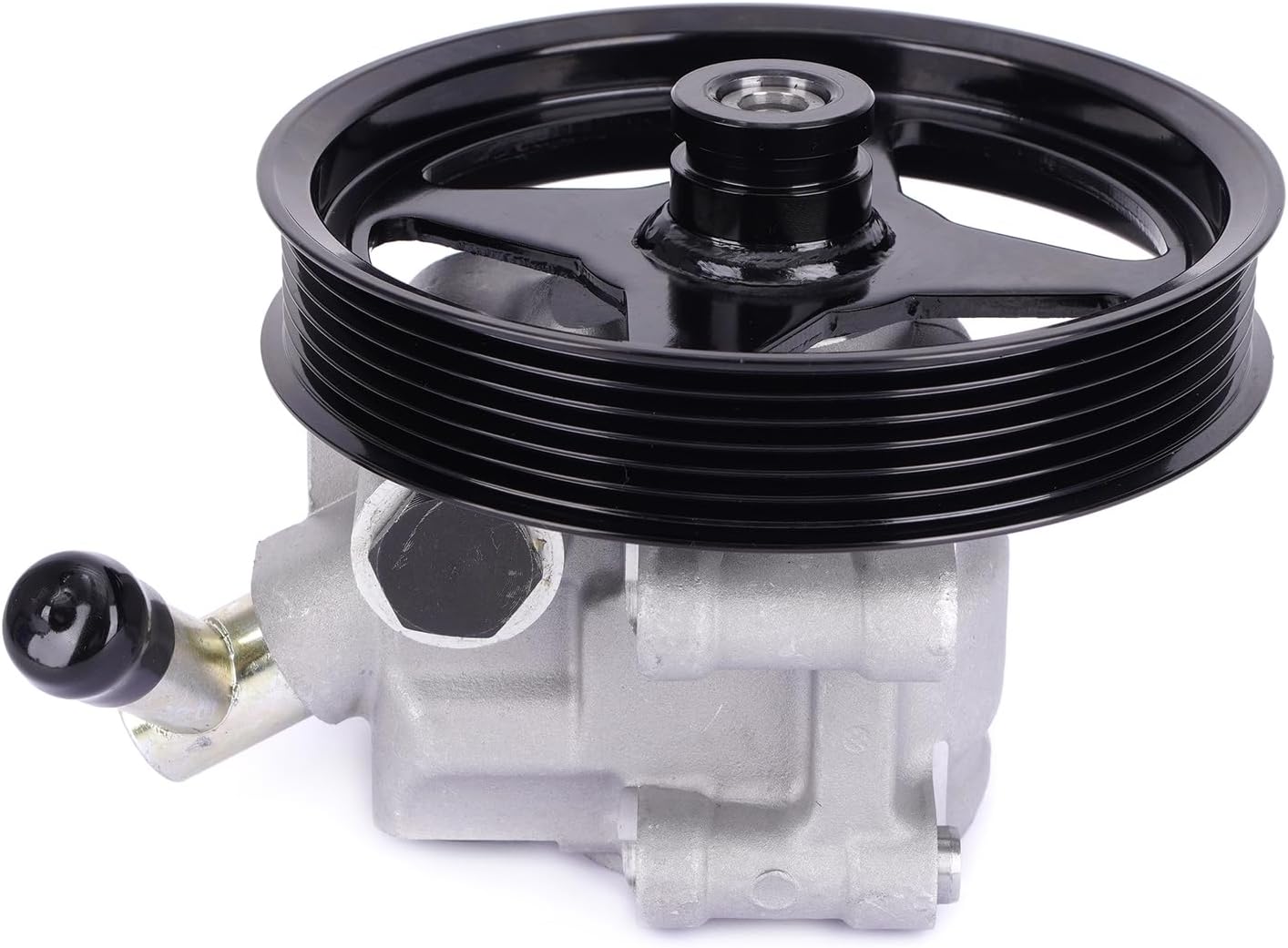 MOCA Power Steering Pump with Pulley fits For Ford 2004-2005 Crown Victoria 4.6L 281Cu. In. V8 CNG SOHC, 2006-2007 Crown Victoria 4.6L 281Cu. In. V8 FLEX SOHC, 2004-2007 Crown Victoria 4.6L