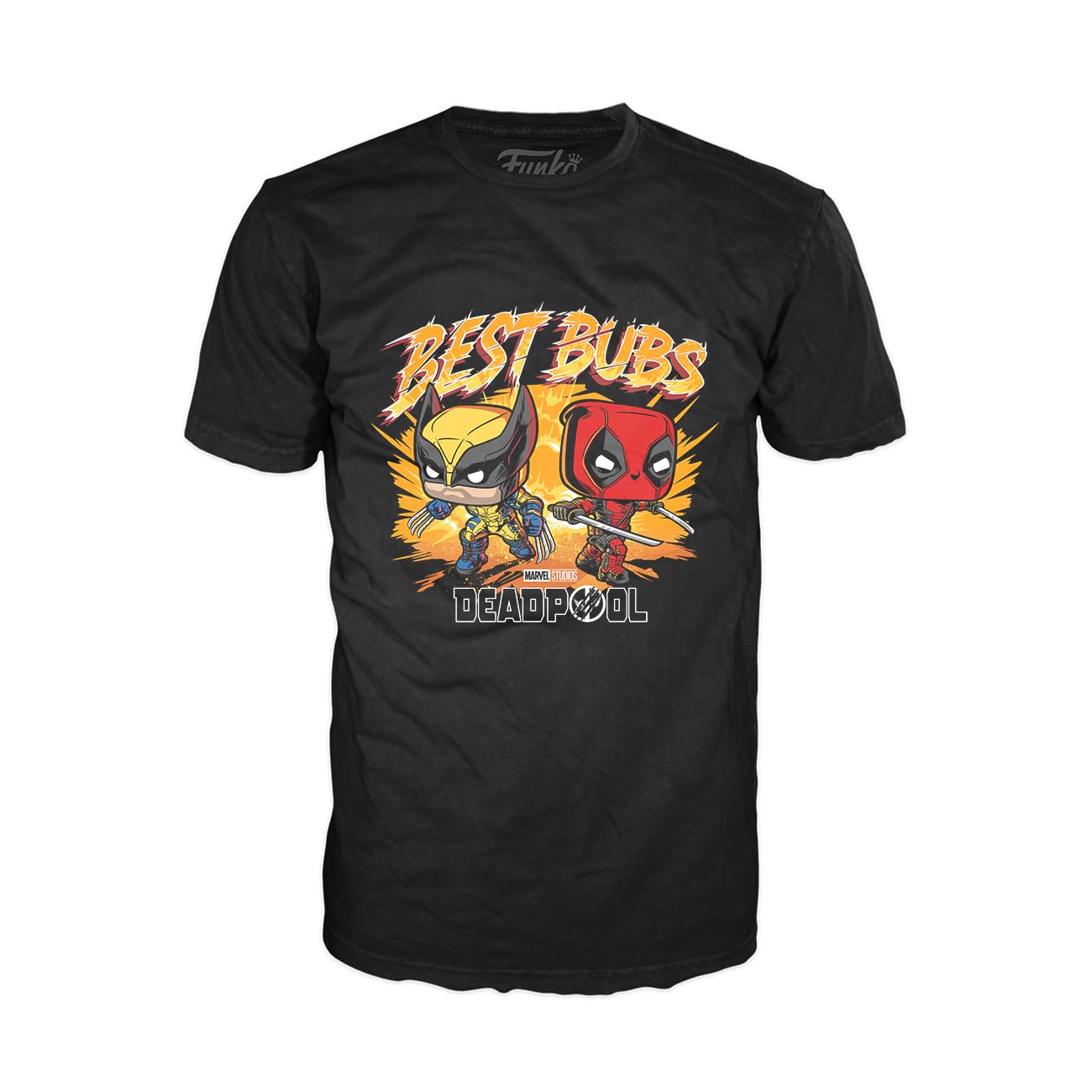 Funko POP! & Tee: Deadpool & Wolverine, Medium, T-Shirt, Clothes With Collectable Vinyl Figure, Gift Idea - Image 4