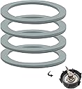 Gnicaela Blender Gasket Replacement Parts, Rubber Ring Seal Rings Blender Accessories for Oster and Osterizer Blender (4 Pieces)