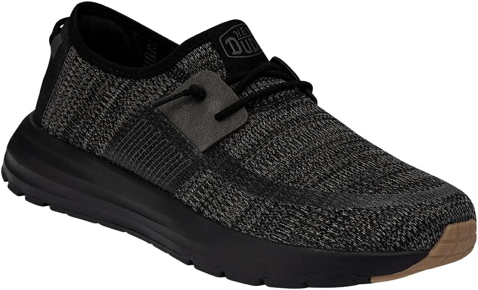 Hey Dude Sirocco Dual Knit Sneakers for Men - Removable Foam Insole - Textile Upper - Round-Toe Design