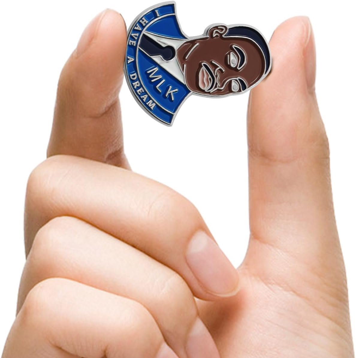 10/20/50/100Pack MLK Martin Luther King Lapel Pins Bluk-Raise Awareness and Fight for Equality - Civil Rights Movement Brooch Badge Souvenir Pin Gift For Men Women Clothes Bags Hats