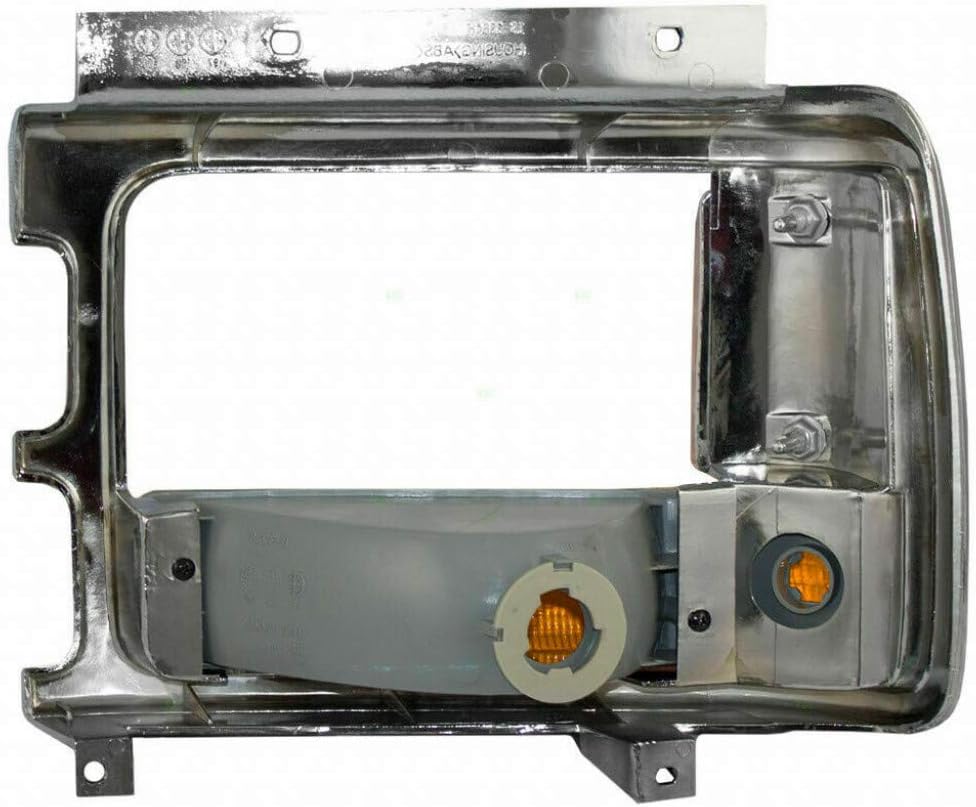 CarLights360 For 1991-1996 Dodge Truck Dakota Passenger Side Chrome Headlight Door For 56003350 | CH2513153