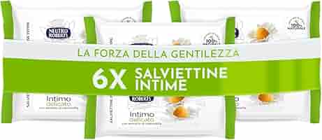 Salviette Intime Roberts Con Camomilla - 100% Naturali, Per Pelli Sensibili, Confezione Da 6 Pezzi (12 Salviettine Cadauno) - Foto 11