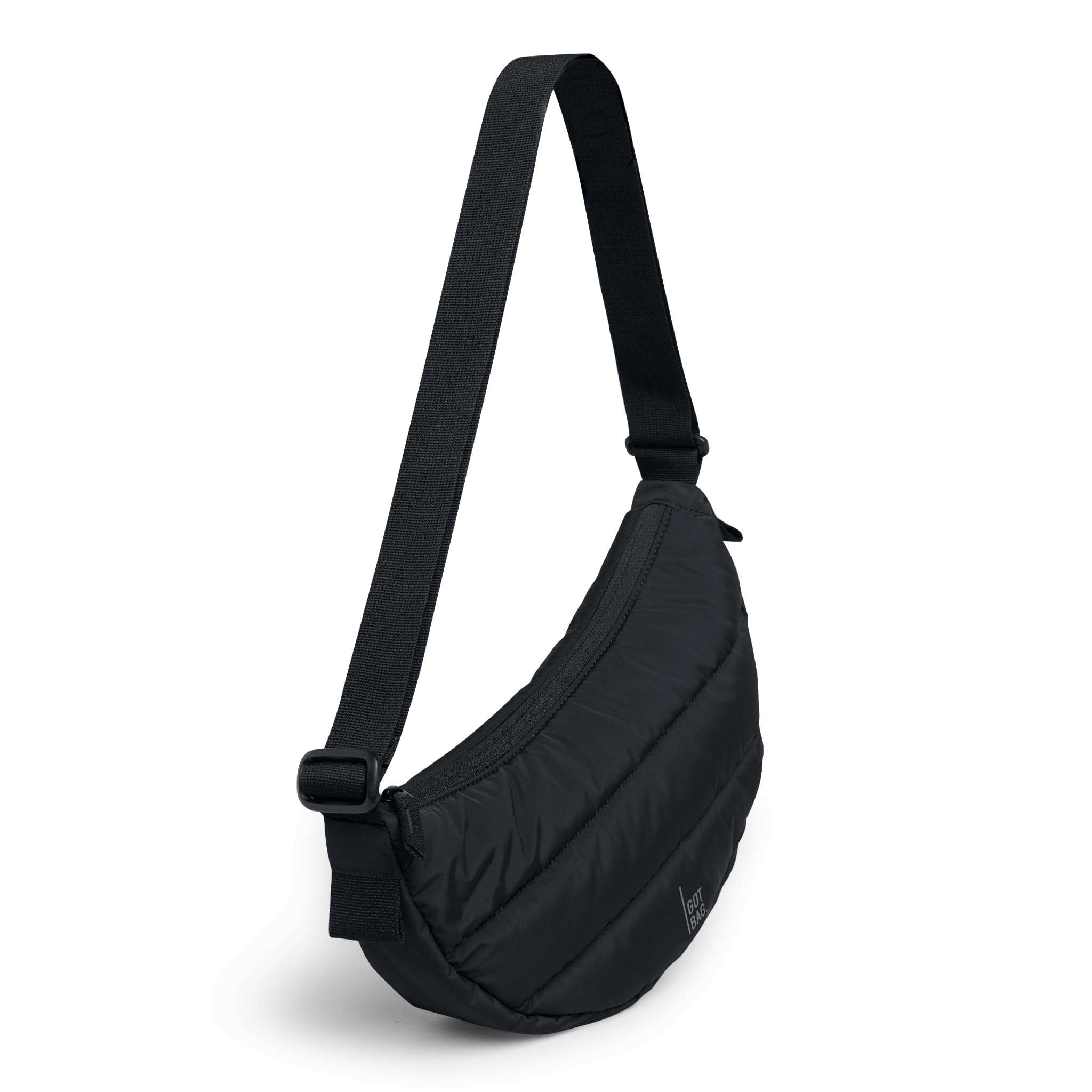 GOT BAG Puffer Moon Bag Small | Pikowana Torebka Półksiężyc | Wodoodporna Nerka Crossbody | Przybrzeżne Odpady Plastikowe
