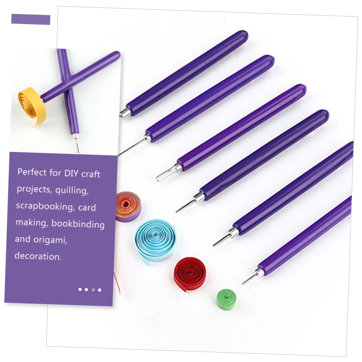 5 Set di Carta Quilling Tool Set Artigianato Quilling Strumento di Carta Intaglio Mestiere Penna Paper Bead Roller Tool Quilling Paper Pen Fai da Te di Carta Quilling Penna