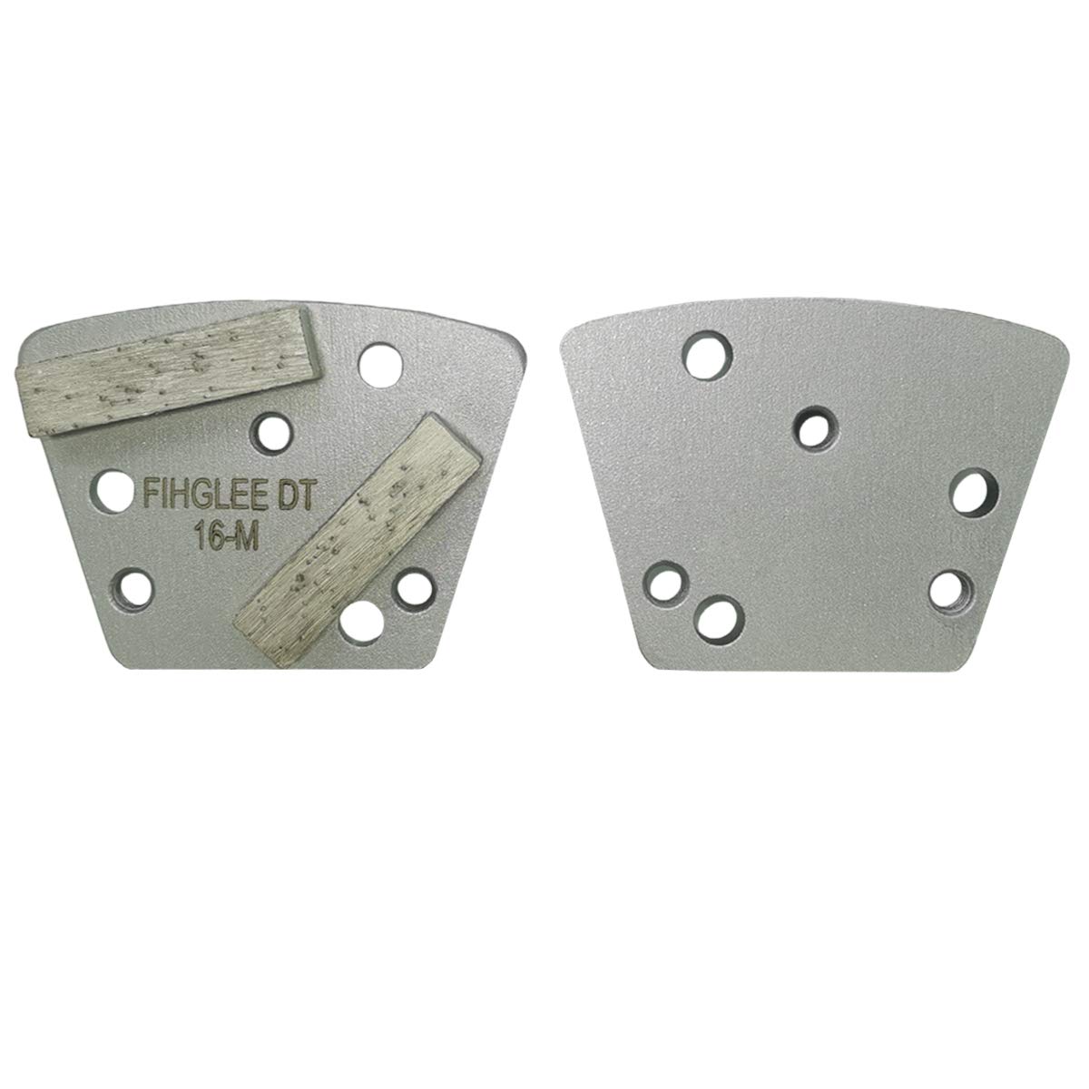 Grit16 herramientas de pulido trapezoidal de diamante, pintura de hormigón para suelo aggreesive Cutting Extra (unión media)
