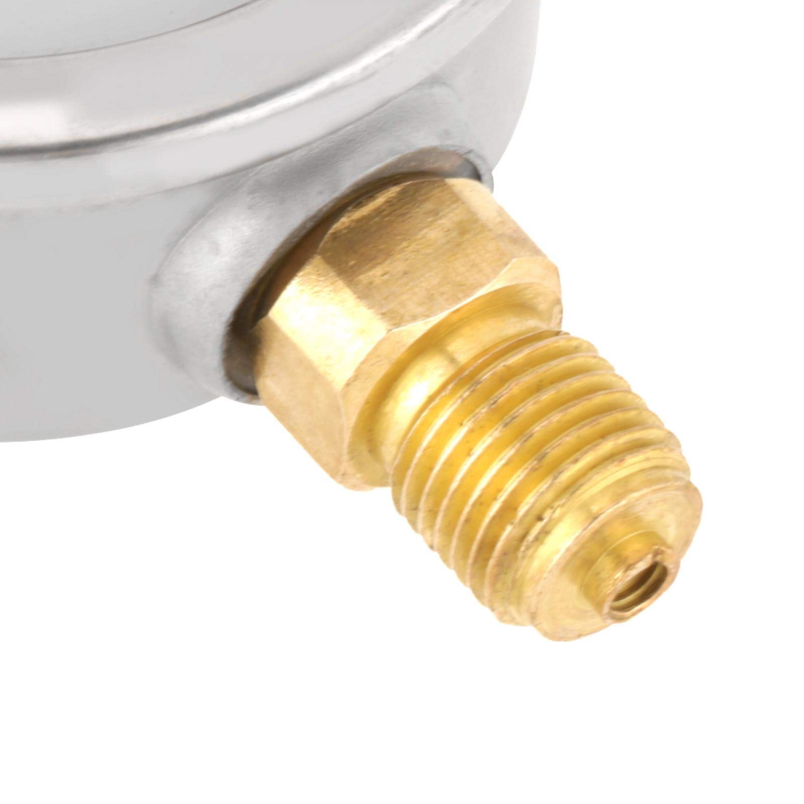 Manómetro de presión de Agua, manómetro de líquido, 0-600 Bar, G 1/4", Esfera de 63 mm, manómetro hidráulico de Agua, Herramienta de medición