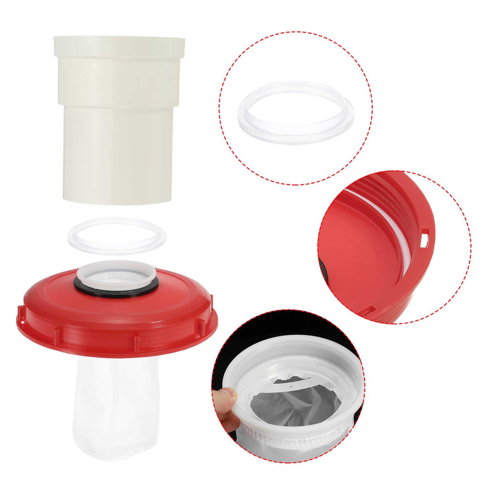 PATIKIL Straight IBC Lid Filter Cover - Image 3