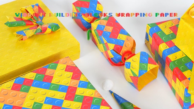Wrapping Paper Building building blocks wrapping paper