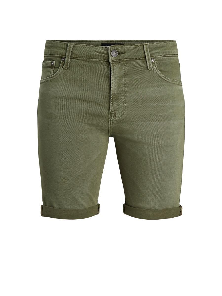 JACK & JONES Men's Denim Shorts. - - XL Deep Lichen Green