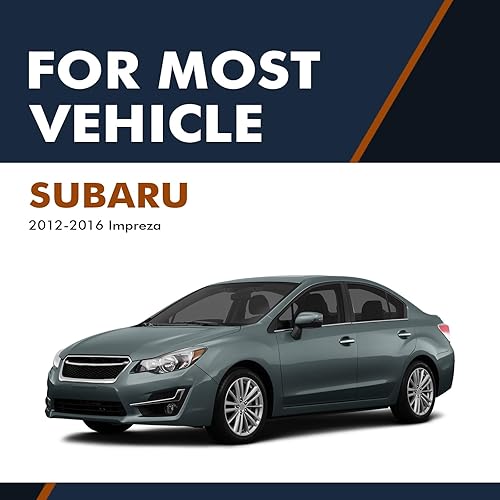 Miniatura 2 de PM Auto Par de 2 muelles helicoidales de puntal completo rápido delantero izquierdo - derecho para Subaru Impreza Premium 2012-2016, Sport Premium,