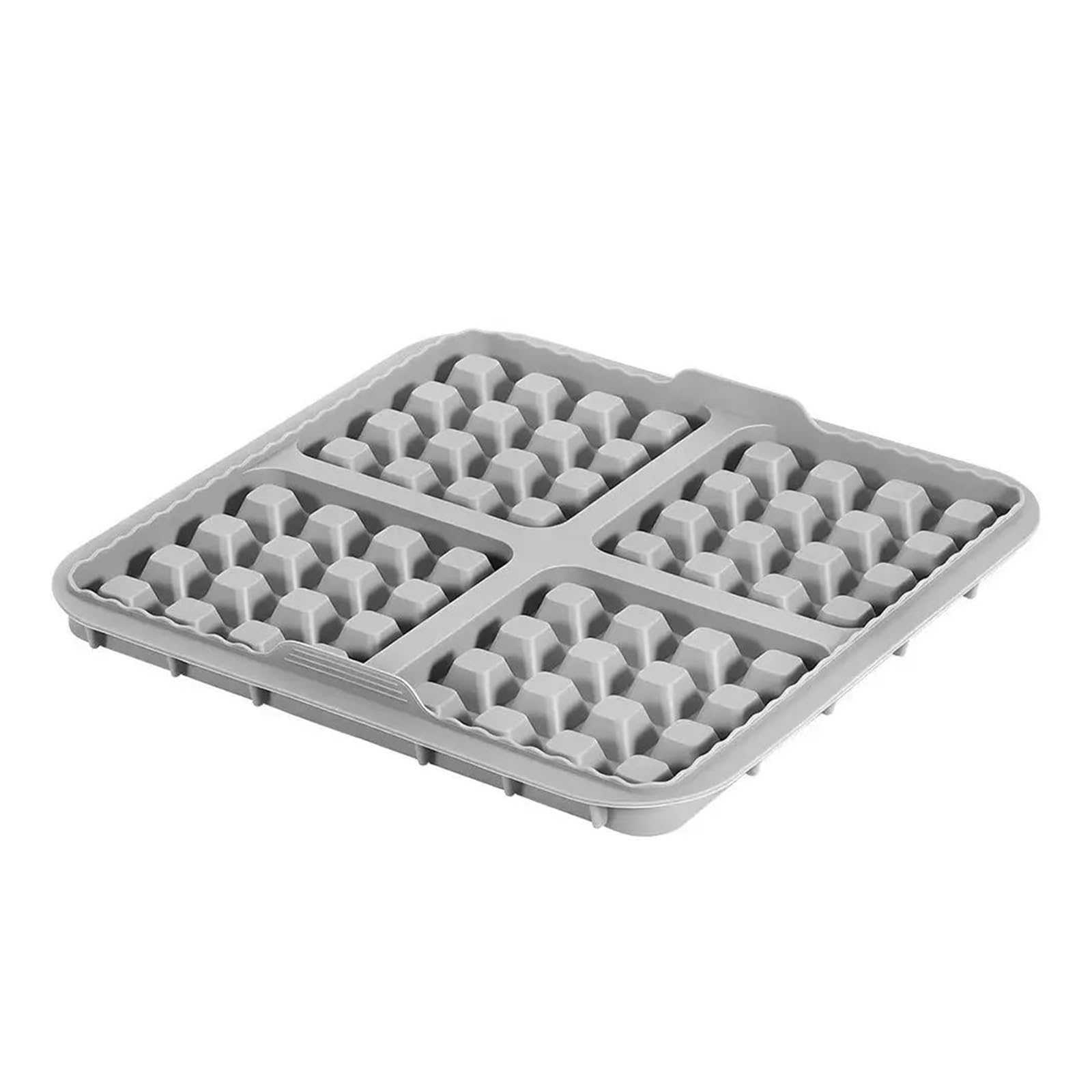 Genérico Alfombrilla de Silicona for freidora de Aire for Hornear | Molde for gofres antiadherente, reutilizable, saludable for freír, fácil de limpiar(Gray)