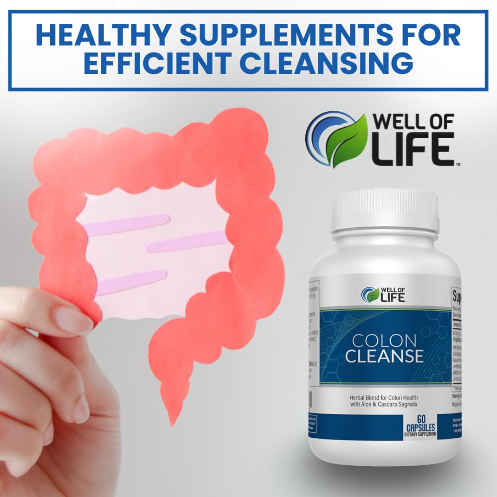 Well of Life Super Colon Cleanse Pills | Digestion Supplement & Gut Health | Constipation Relief Detox | 60 Vegan Capsules — Amazon image 6
