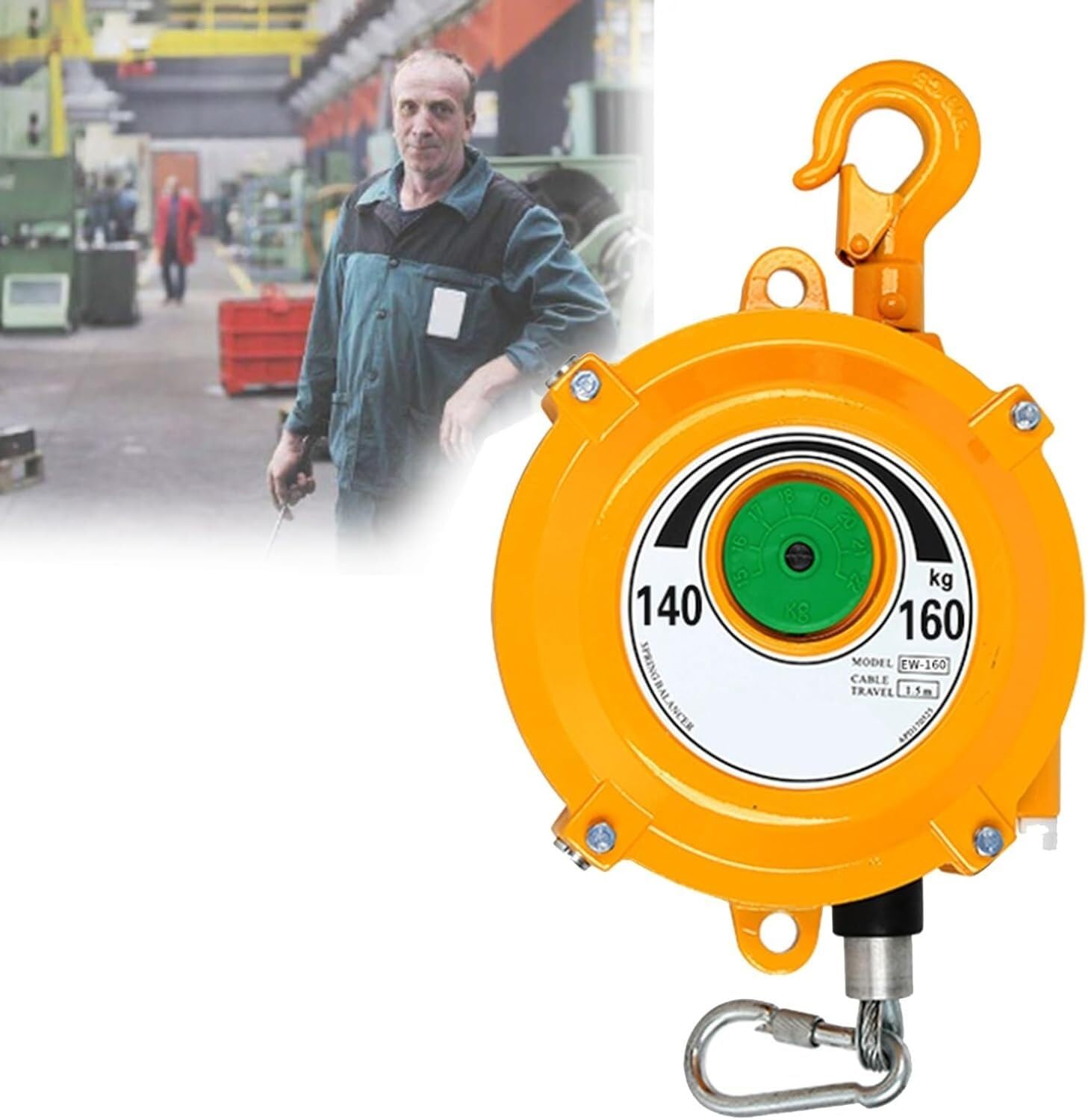 VUIKLCty Spring Balancer Tool Balancer For Assembly Line Workshops And Equipment Multifunctional Aid (Size:140 * 160kg)