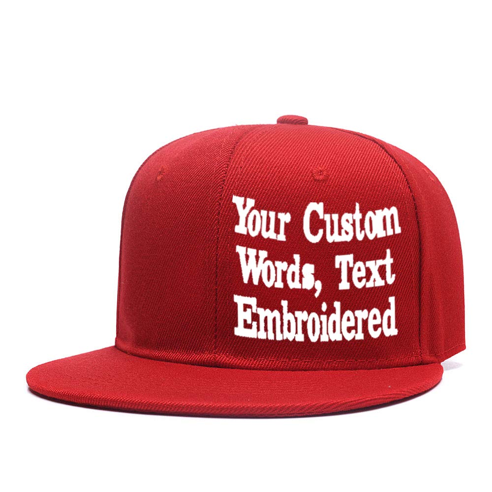 Custom Embroidered Hip-hop Hat Personalized Adjustable Hip-hop Cap Add Your Text