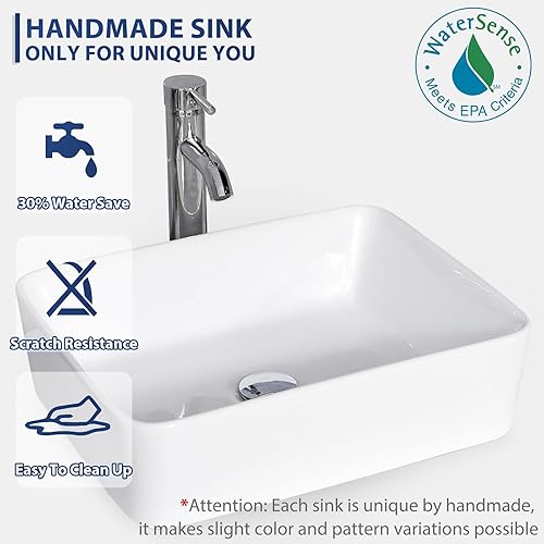 Miniatura 149 de eclife - Lavabo de baño de 24.0 pulgadas con encimera, gabineta de estilo contemporáneo Turquesa Cuadro