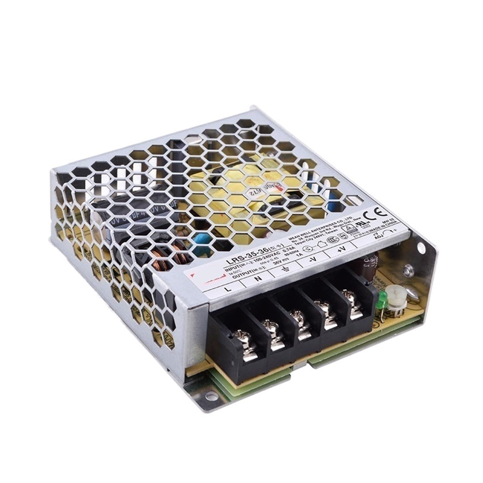 HYUJNAFZR LRS-35 LRS-35-5 LRS-35-12 LRS-35-15 LRS-35-24 LRS-35-36 LRS-35-48 Switching Power Supply 3.3/15/48/36/5V(Lrs-35-15 15v 2.4a)
