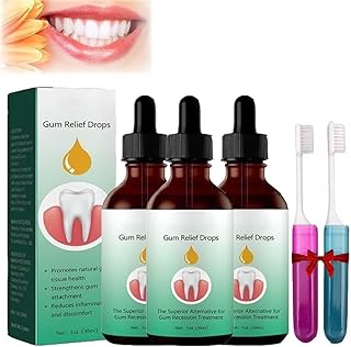 3個 歯ぐきの再生ドロップ、歯ぐきの不快感の軽減、口腔ケアのための自然な、あなたの歯茎を若返らせる