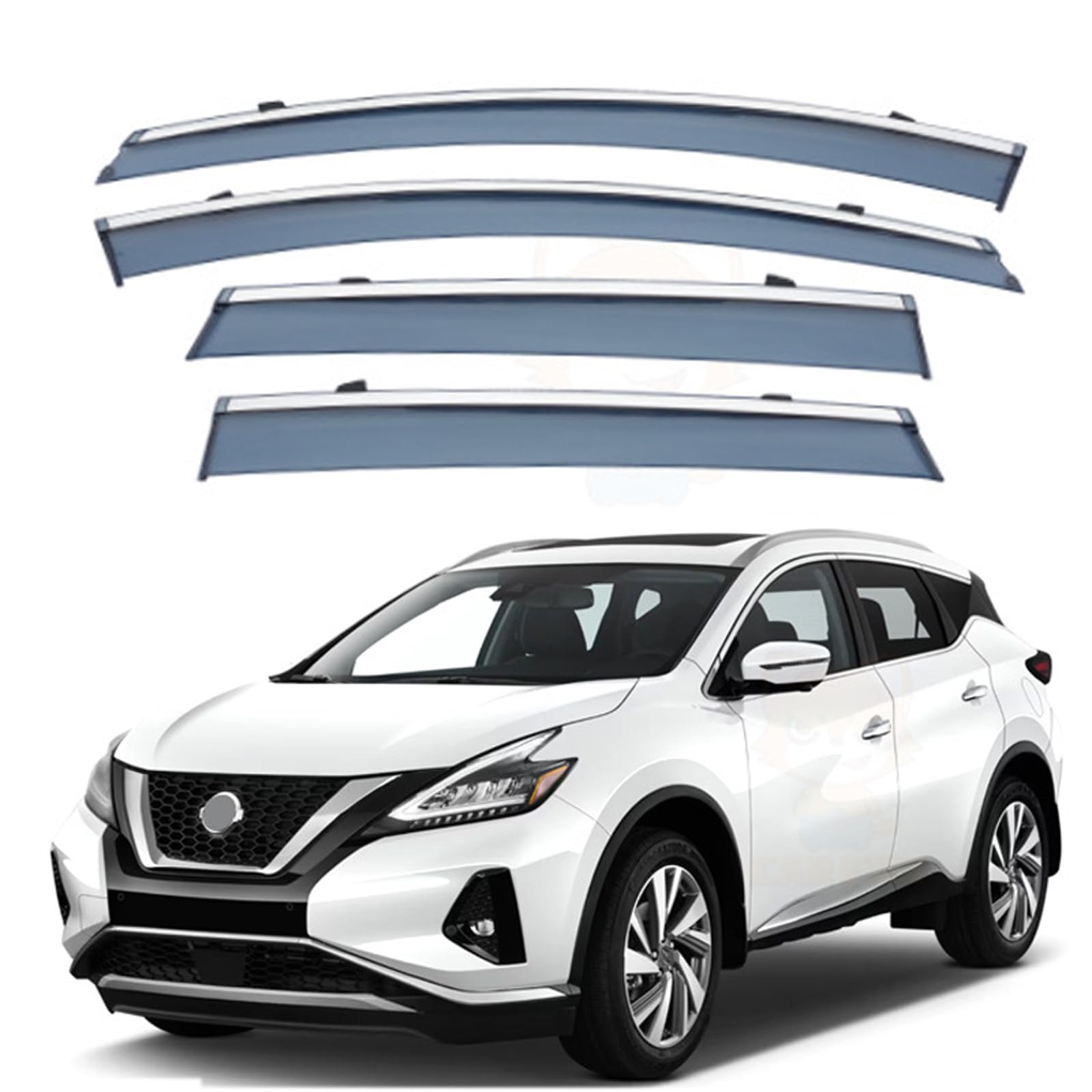 Amazon.com: ZBBZBB Visor Rain Guards for Nissan Murano MK3-Z52
