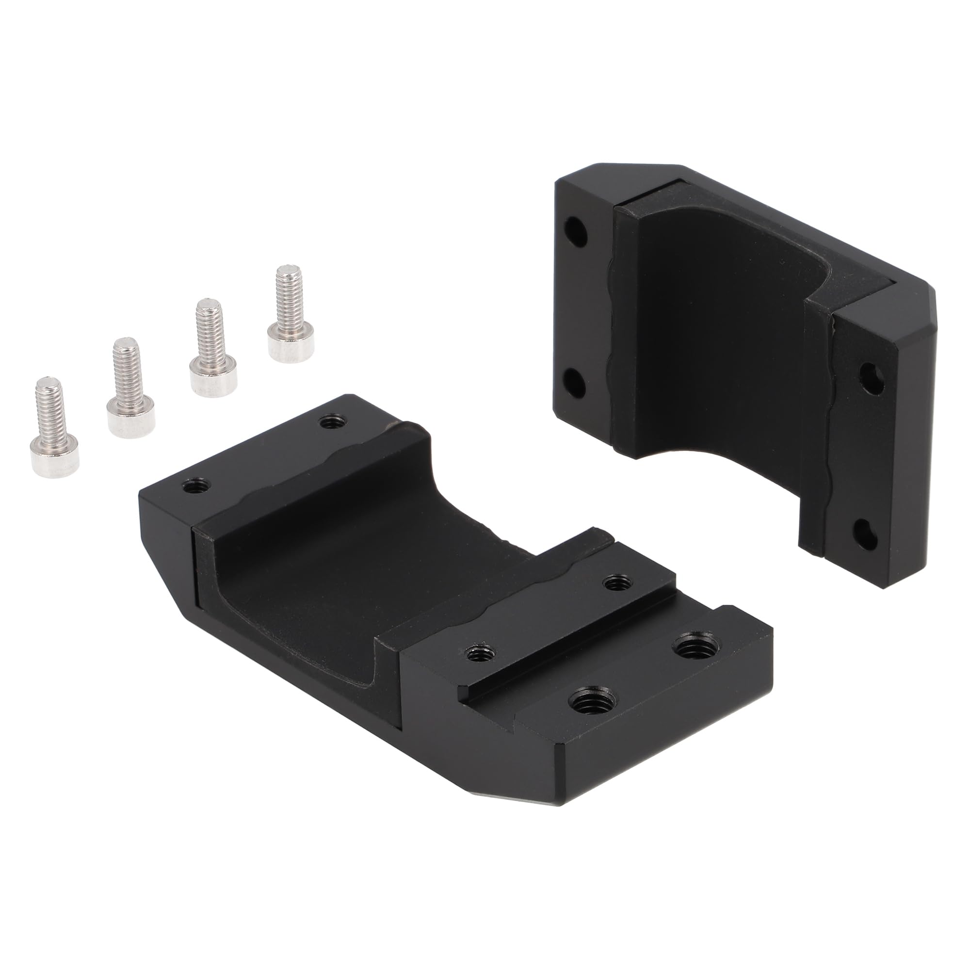 TIYO Fahrrad 4KS Adapter Hinterbauständer Seitenständer Adapter KSA18 CNC Alu E-Bike schwarz