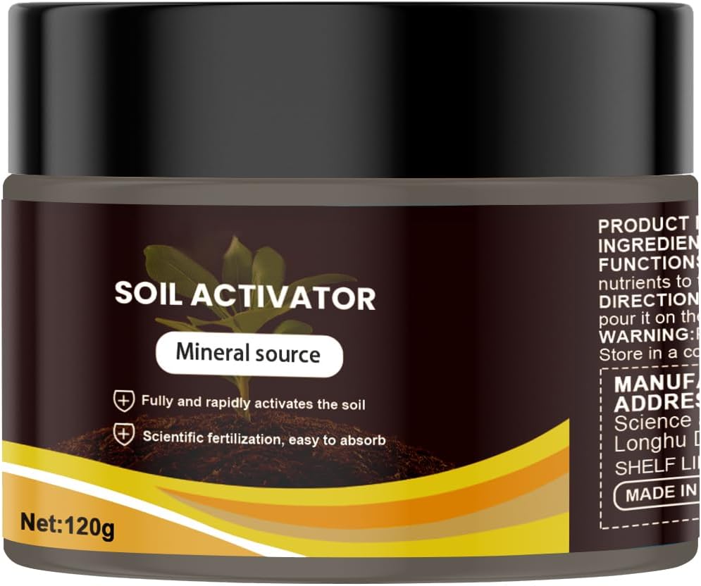 Soil Activator For Plants, Boosts Nutrient Absorption, Easy Application Cultivation, Potted Plants Fertilizer Soil Activator, For Garden Greenhouse Balcony Farm Home Gardeners Landscapers Beginners