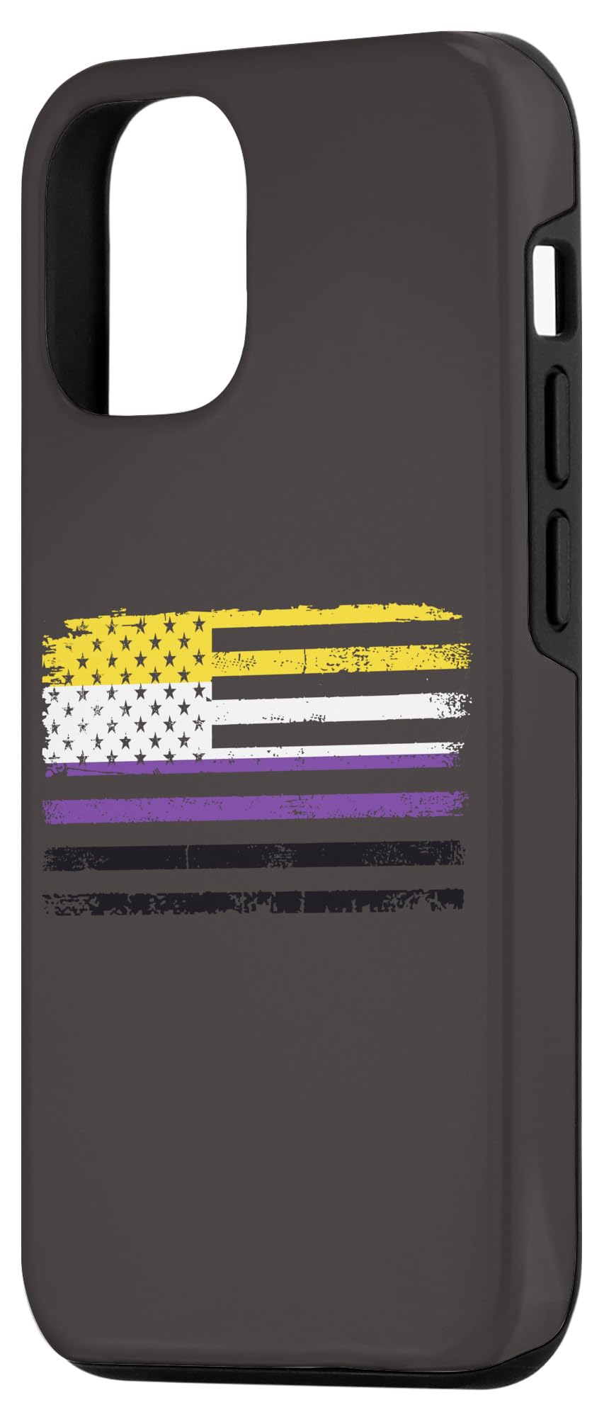 iPhone 14 Pro Non Binary USA Flag Case - Image 2