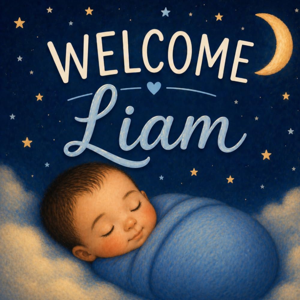 Welcome Liam: A Personalized Baby Book for Newborn Baby Liam: Keepsake Book, Bedtime, or Baby Shower Gift (Three Hearts Personalized Baby Book Series (LIAM))