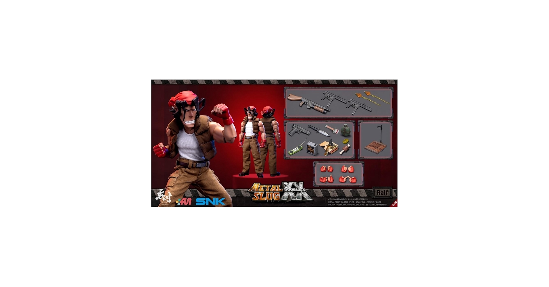 Tunshi Studio 1/12 メタルスラッグ ラルフ Metal Slug 1/12 Ralph Figure Unopened New Tunshi Studio SNK