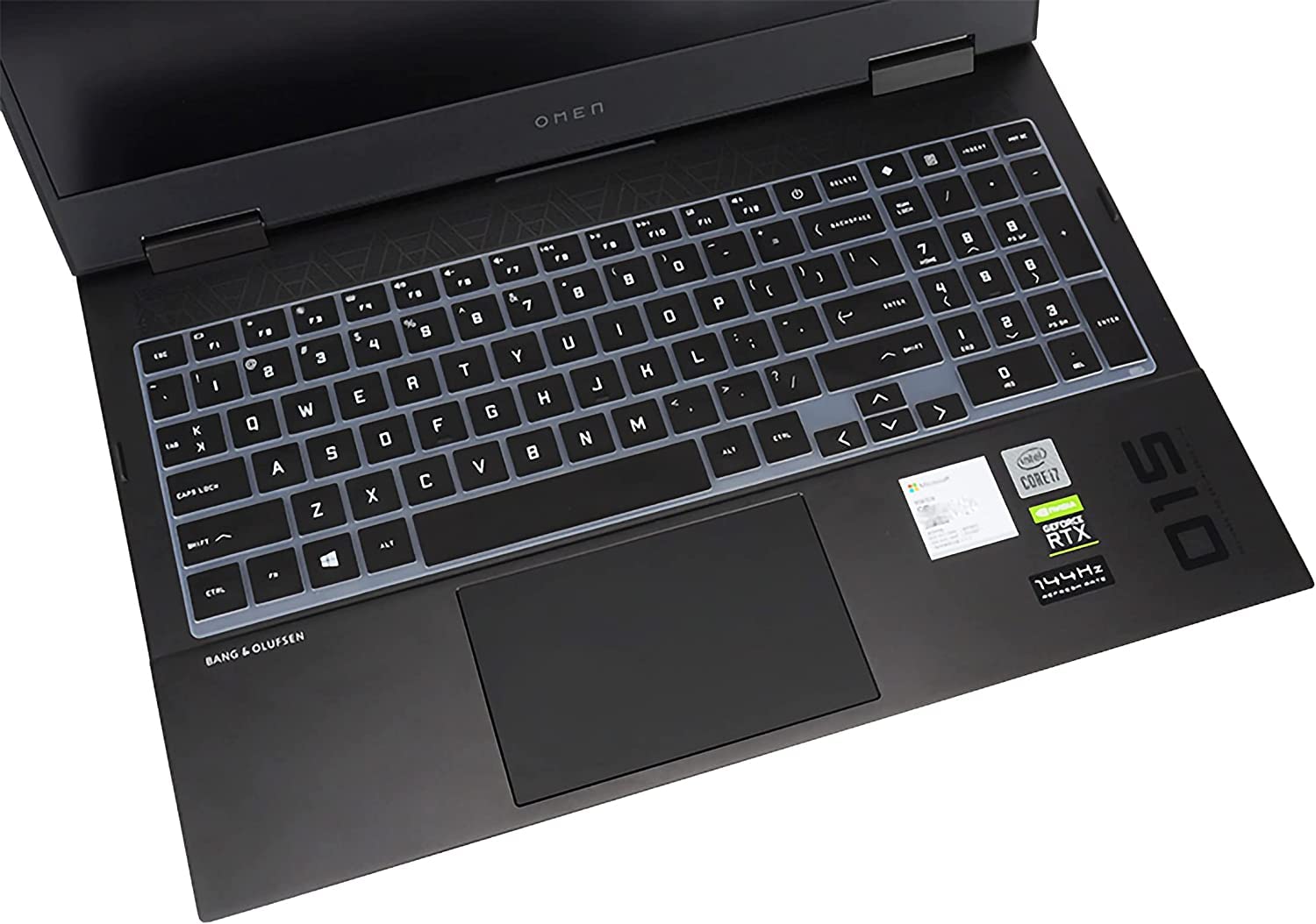 RAYA Keyboard Skin Cover for HP OMEN 15 & HP OMEN 16 Gaming Laptops (Black) — Amazon image 4