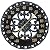 Lily's Home Hanging Verdigris Wall Dial Thermometer, Ideal for Indoor and Outdoor Use, Black (13 Inches)