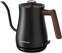 Vista 1 de Gooseneck Electric Kettle with Thermometer, 0.8L Small Electric Tea Kettle, 1200W Fast Heat, Precision Pour for Coffee & Tea, Auto Shut Off & Dry