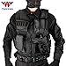 vAv YAKEDA Tactical Vest Outdoor Ultra-Light Breathable Training Airsoft Vest Adjustable for Adults (US, Alpha, One Size, Regular, Regular, Tan)
